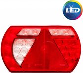 Achterlicht links 236x140x25 mm - eenvoudig aan te sluiten met Aspöck connectoren