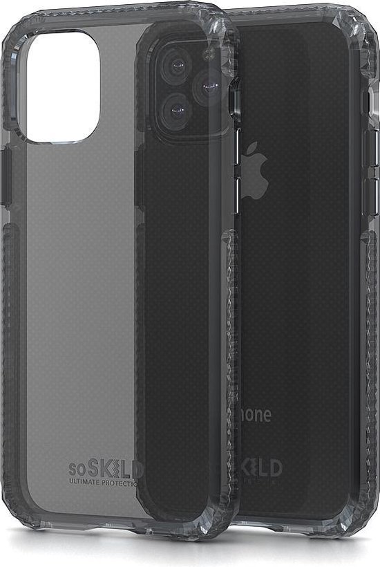 SoSkild iPhone 11 Pro Hoesje Defend Heavy Impact - Smokey Grey