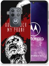 Motorola One Zoom Silicone-hoesje Zombie Blood