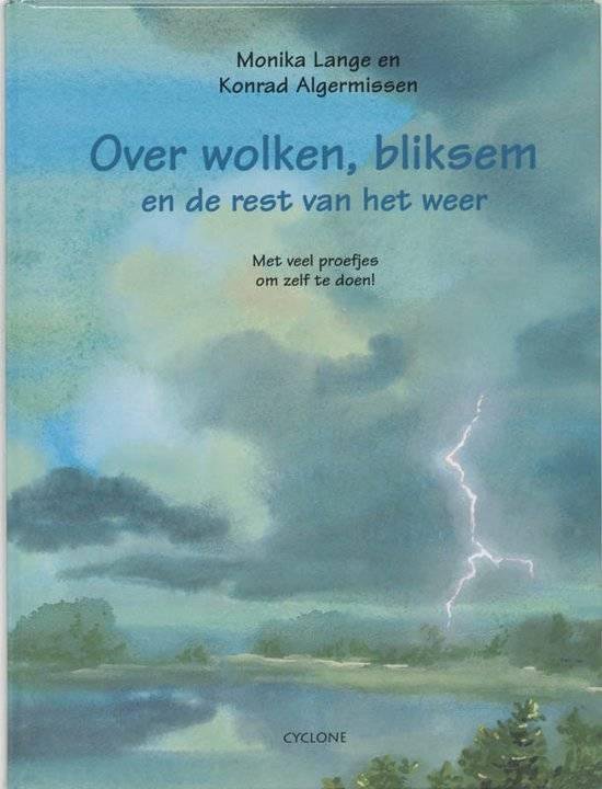 Cover van het boek 'Over wolken, bliksem en de rest van het weer' van Monika Lange