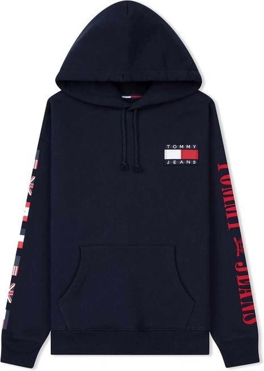 Tommy hilfiger hoodie dames zwart sale