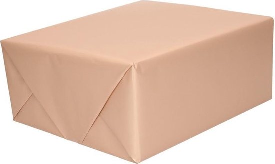 Doe herleven Bedrijfsomschrijving Verlichting Luxe inpakpapier/cadeaupapier oud roze zijdeglans 150 x 70 cm -  Cadeauverpakking... | bol.com