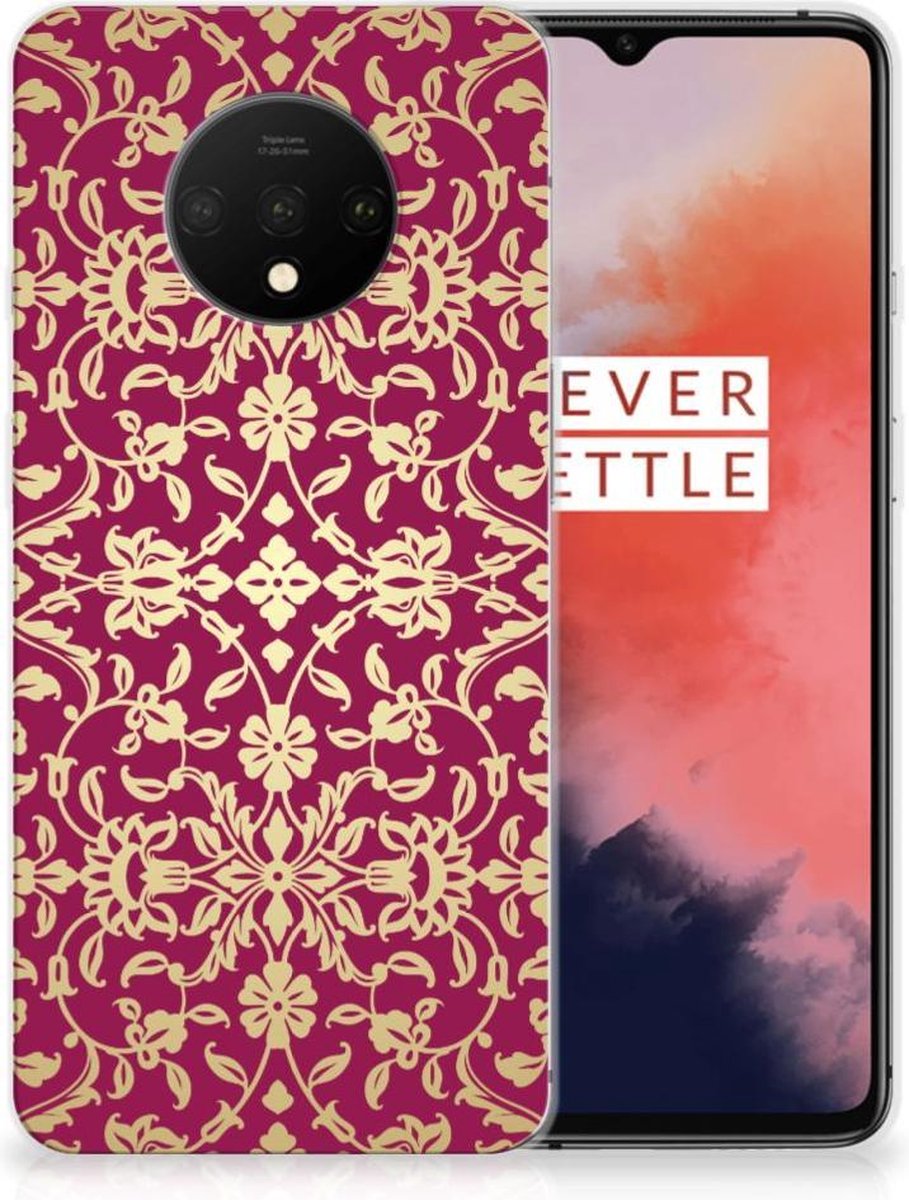 Siliconen Hoesje OnePlus 7T Barok Pink