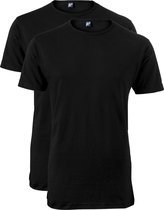 Alan Red T-shirts Derby - extra lang (2-pack) - O-hals - zwart -  Maat L