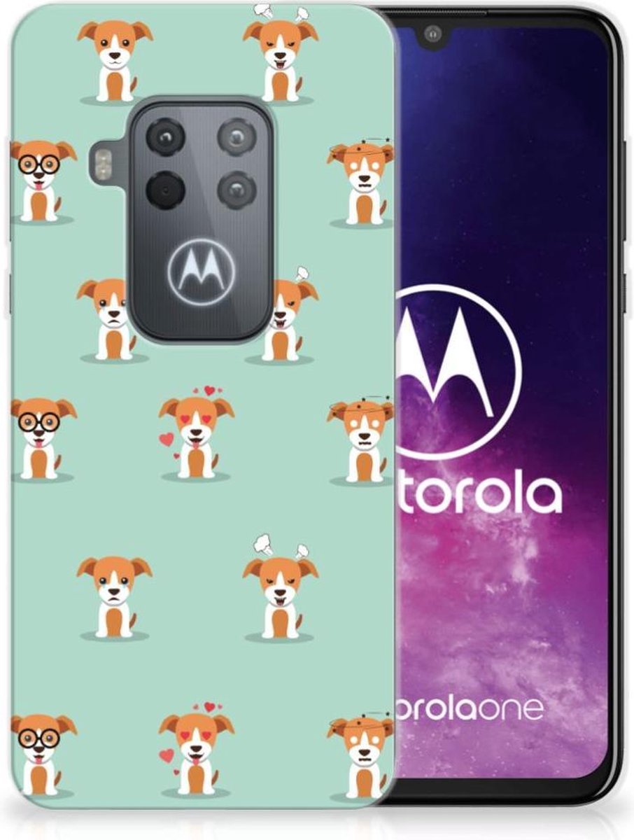 Motorola One Zoom TPU Hoesje Pups