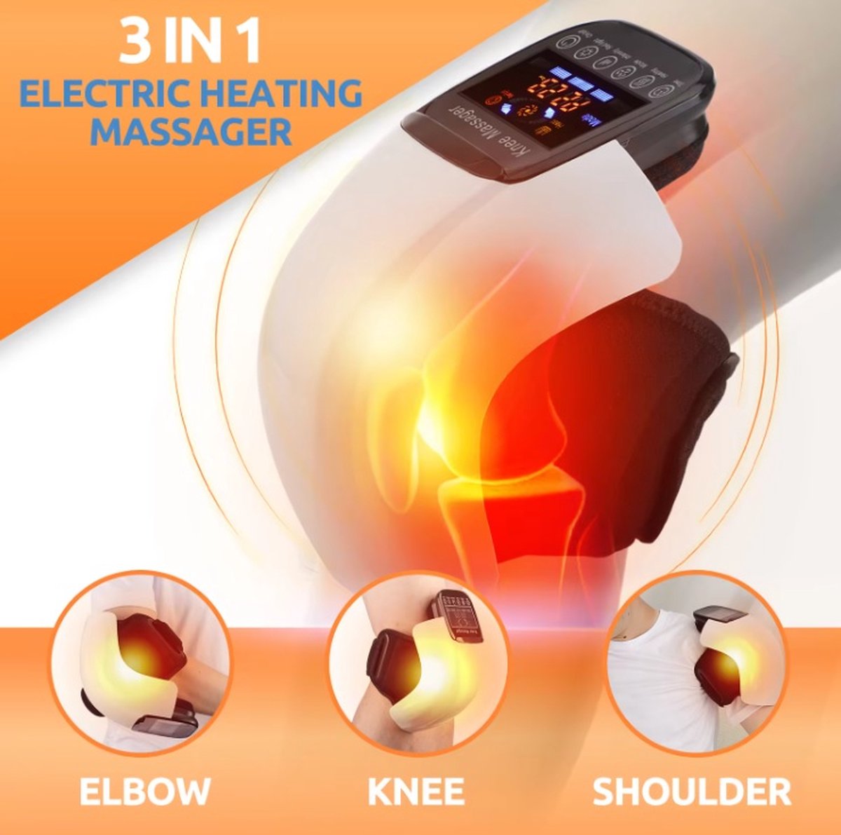 WizBay Premium Select 3 in 1 Massageapparaat met Warmte en - WizBay - €99,95