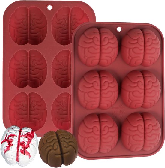 Crealys bakvorm, geribbeld, rood
