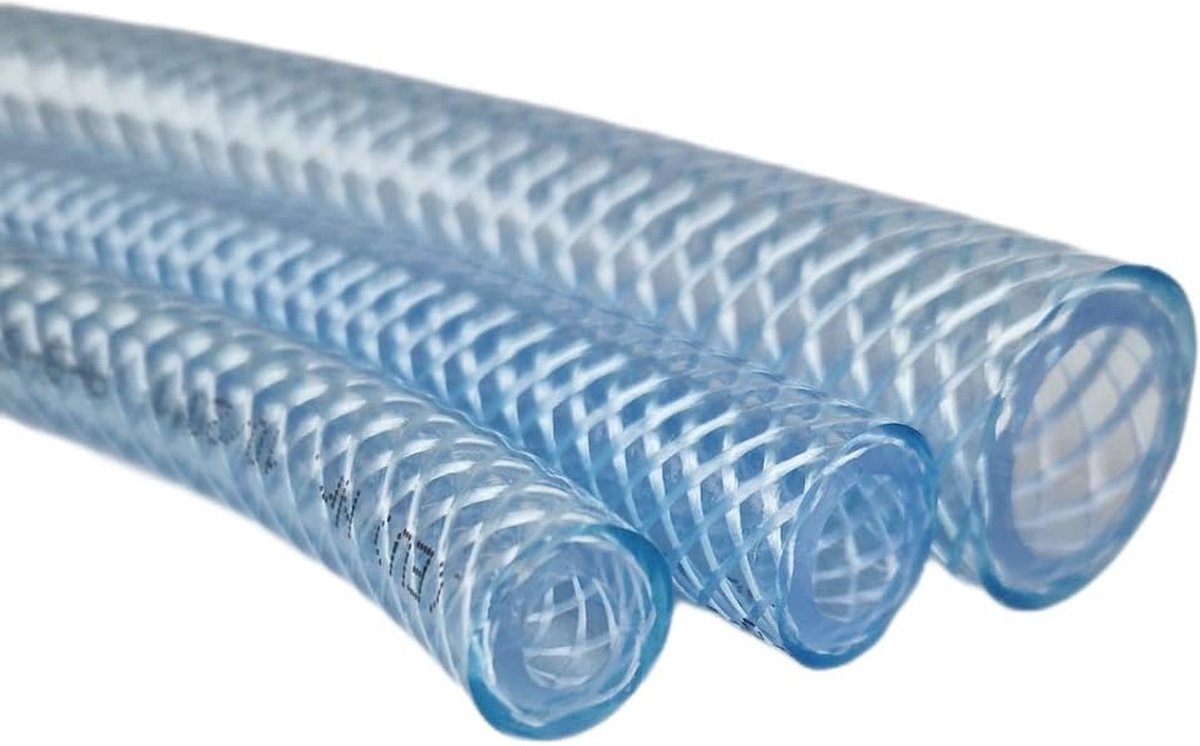 Transparante PVC-slang per meter - Levensmiddelenkwaliteit, Voor Water en Perslucht - 19 x 26 mm