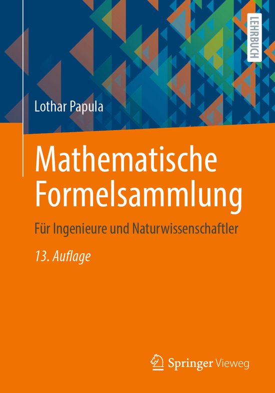 Mathematische Formelsammlung - cover