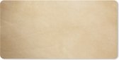 Tapis de souris XXL - Sous-main - Tapis de bureau - Cuir - Structure - Aspect cuir - Beige - 100x50 cm - Tapis de souris XXL