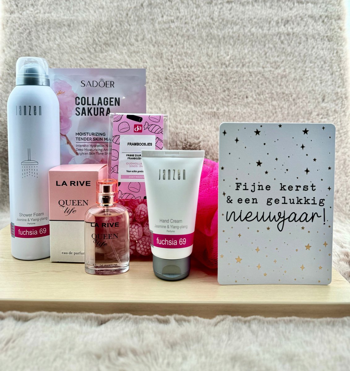 Goedkoopste Nieuwjaar Dames •Janzen Fuchsia69• - Cadeau voor Vrouwen - Perfect Gifts