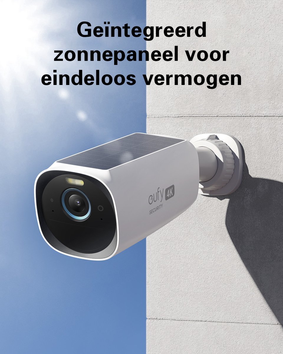 Eufy Cam 3 Draadloze Beveiligingsset met 3 Solar Camera's - afbeelding 3