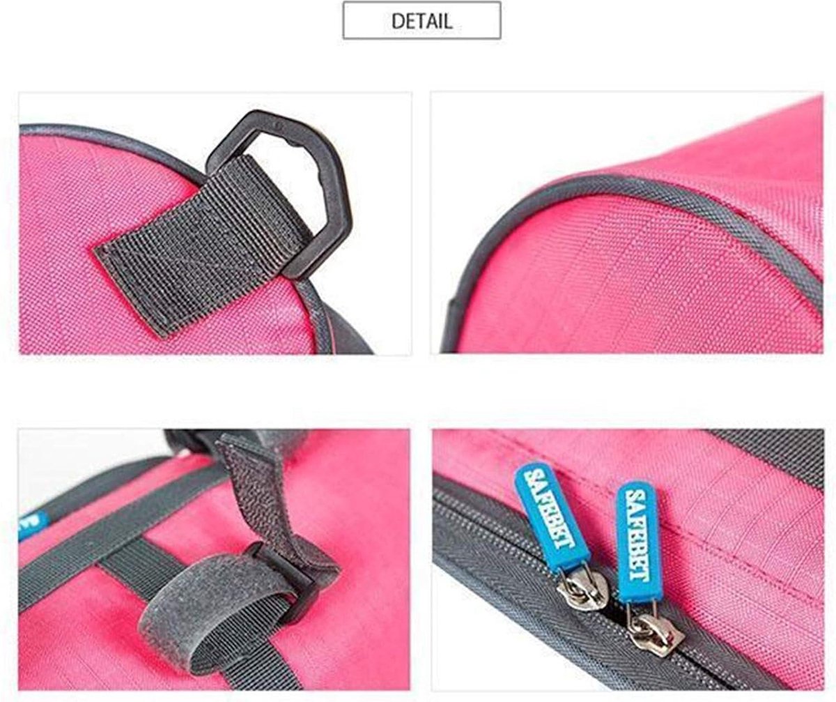 Waterproof Bicycle Handlebar Bag with Touch Screen - Orange