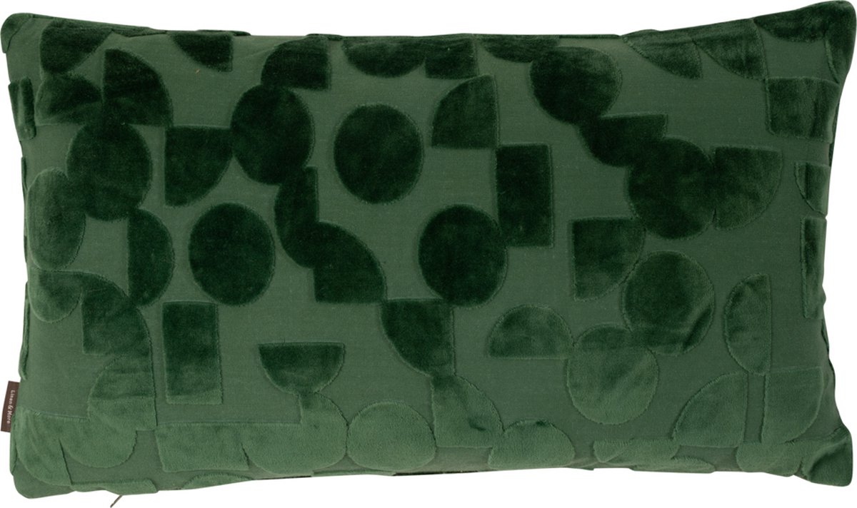 Mars & More Tommy Graphic Design kussen groen 30x50cm