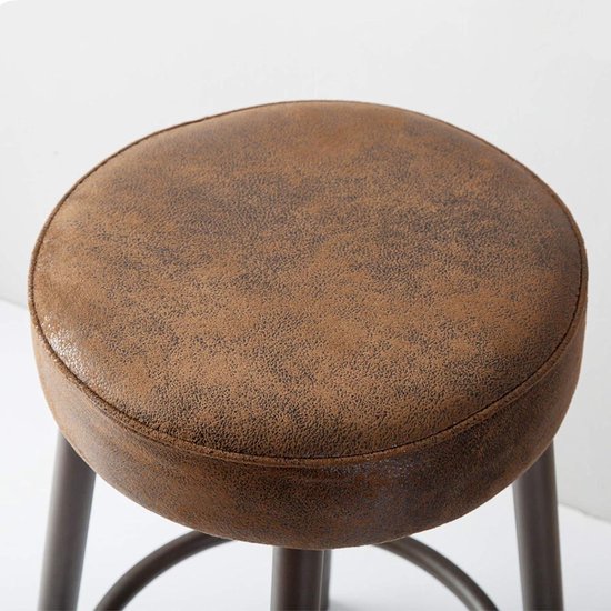 Hoes voor barkrukken rond 30-40cm, luxe stof, rond rekbaar kreukvrij w