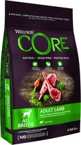 Bol.com Wellness Core Grain Free Dog Adult Lam - Hondenvoer - 10 kg aanbieding
