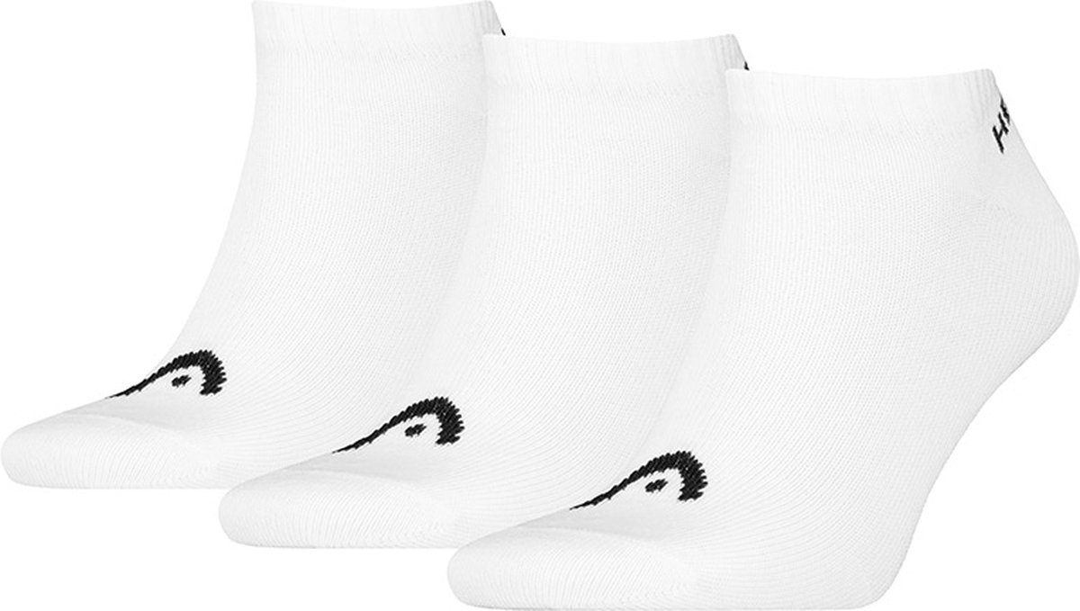 HEAD unisex 3P sneakersokken elements Wit