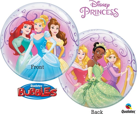Disney Princess bubble ballon ø 56 cm.