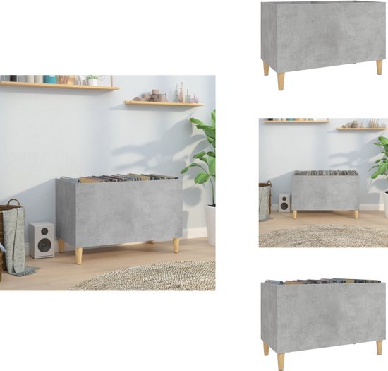 Platenkast 84,5x38x89 cm bewerkt hout oud houtkleurig kopen