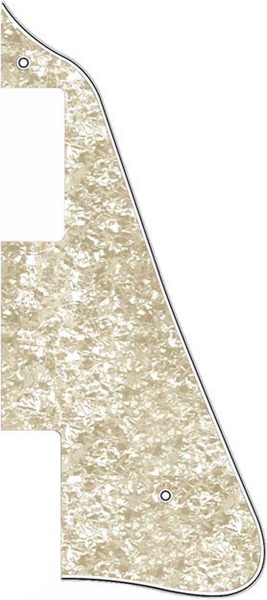 Boston LP-413-PW pickguard, LP-model, standard, 4 ply, pearl white