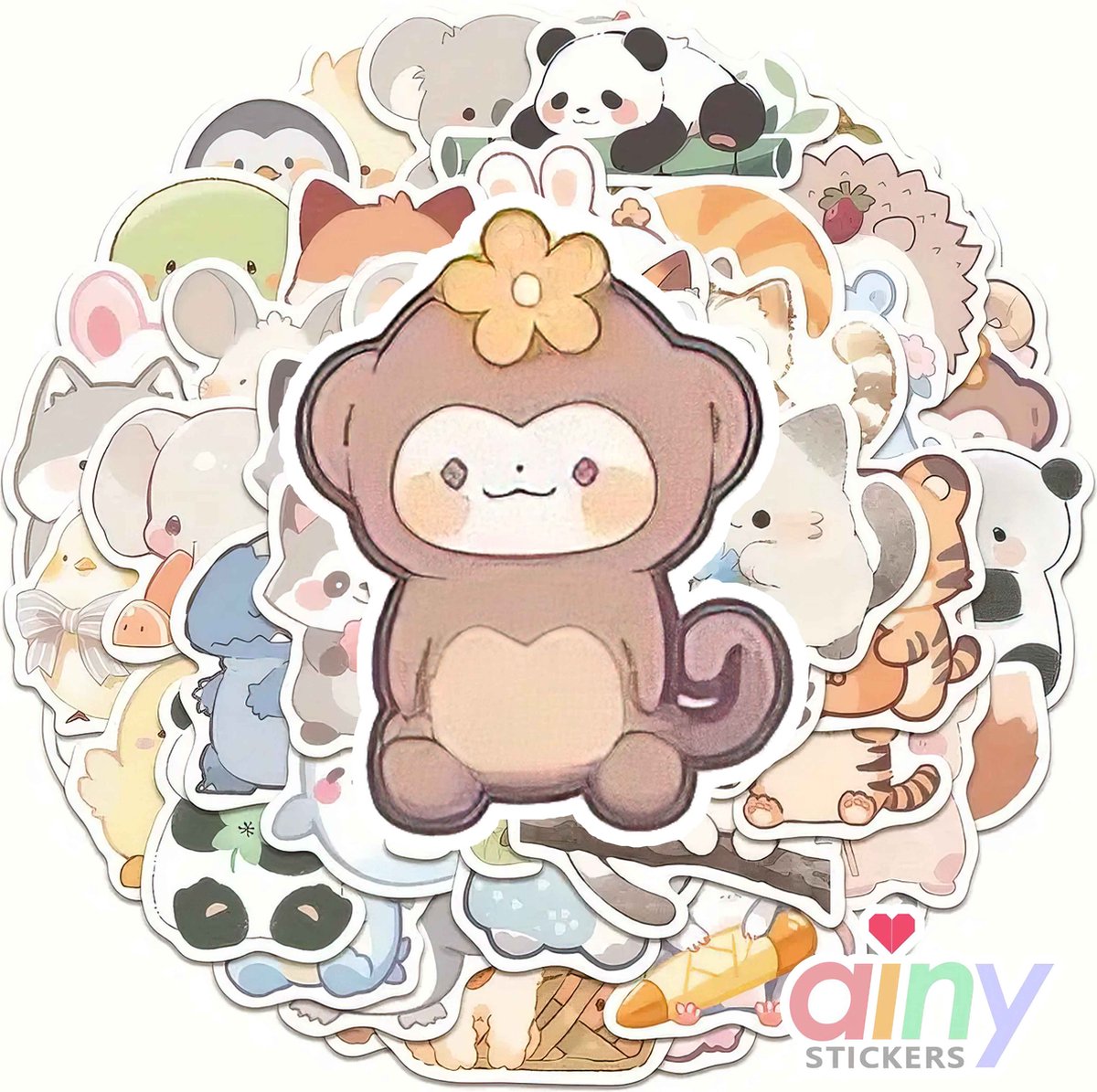 Cute Cat Art Decor Sticker For Scrapbooking...