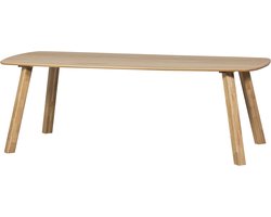 WOOOD Tablo Eettafel Deens Ovaal 220x100 - Eiken - Transparant
