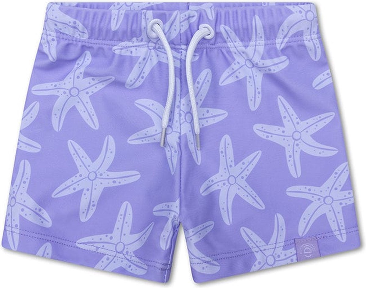 Swim Essentials Zwemboxer/Zwembroek Jongens - UV Zwemkleding Jongens - Lila Sea Star — afbeelding 2
