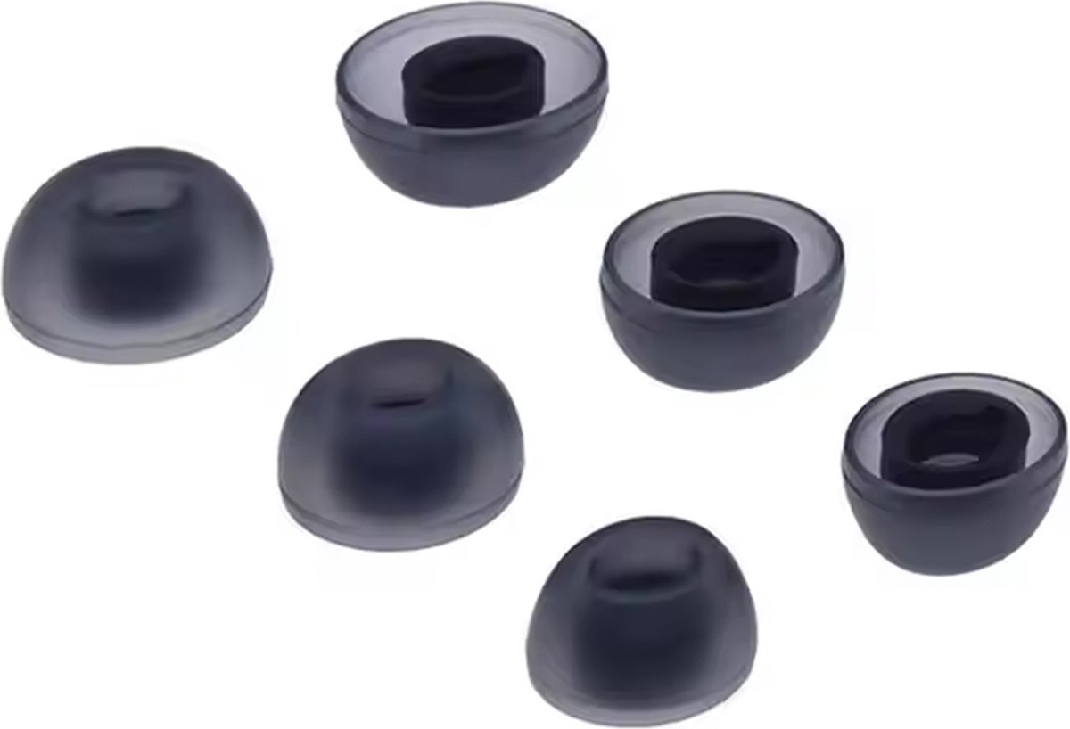 Ibley ComfortFit Siliconen oortips voor JBL Live Pro 2 blauw - Siliconen Earplug - S/M/L formaat - 3 paar - 3 maten - JBL Live Free 2 oortips