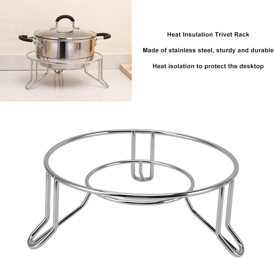 Roestvrijstalen Ronde Stoomrek Voor Koken In De Ke 6 Inch Diameter