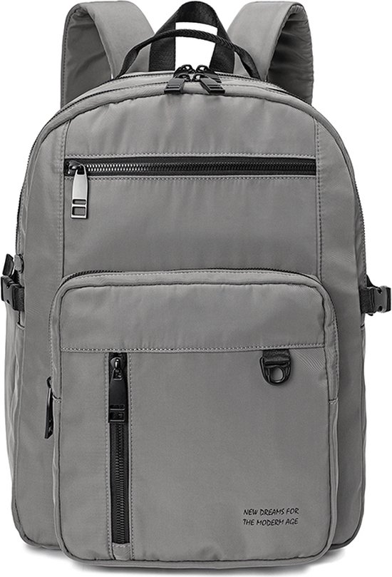 Gudika - Rugtas - Unisex - Rugzak - Laptop vak - Waterdicht - Schooltas - Werktas - Grote Rugtas - Grijs