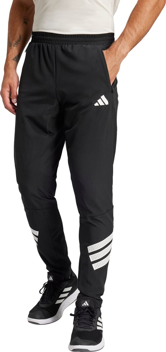 adidas Performance Icon 3-Stripes Woven Broek Heren Zwart