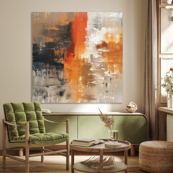Affiche 100x100 cm - Peinture - Motif - Moderne - Art - Posters - Décoration chambre - Décoration murale salon - Décoration murale chambre XXL
