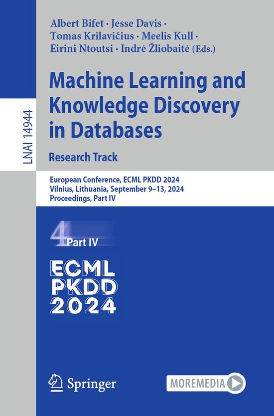 Springer Nature Proceedings Computer Science 4 - Machine Lea ... - cover