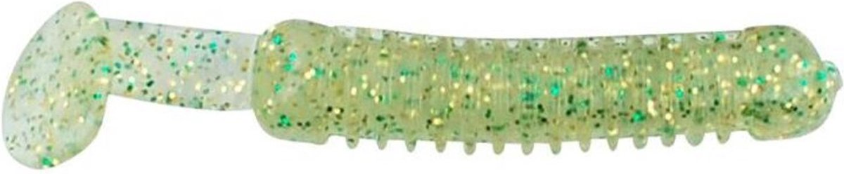 Spro Ring Shad 10st Smoke Green Glow 5cm - Aanbieding