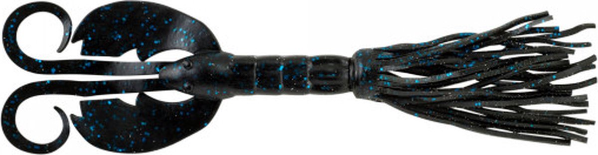 Berkley PowerBait Bearded Crazyleg Chigger Craw Black Blue Fleck 11cm Black Blue Fleck 11.5cm
