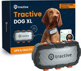 Tractive DOG XL Adventure - Locatie tracker met GPS Gezondheid & Activity functies - Waterdicht - Past op meeste halsbanden - Grijs