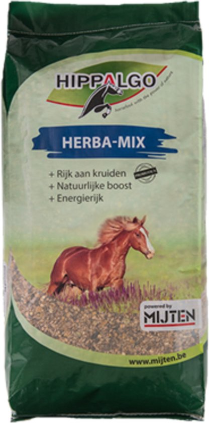 Hippalgo Herba-Mix - Paardenvoer - 20 kg Hippalgo Herba-Mix - Paardenvoer - 20 kg