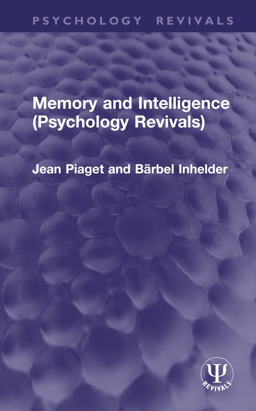Memory and Intelligence - cover