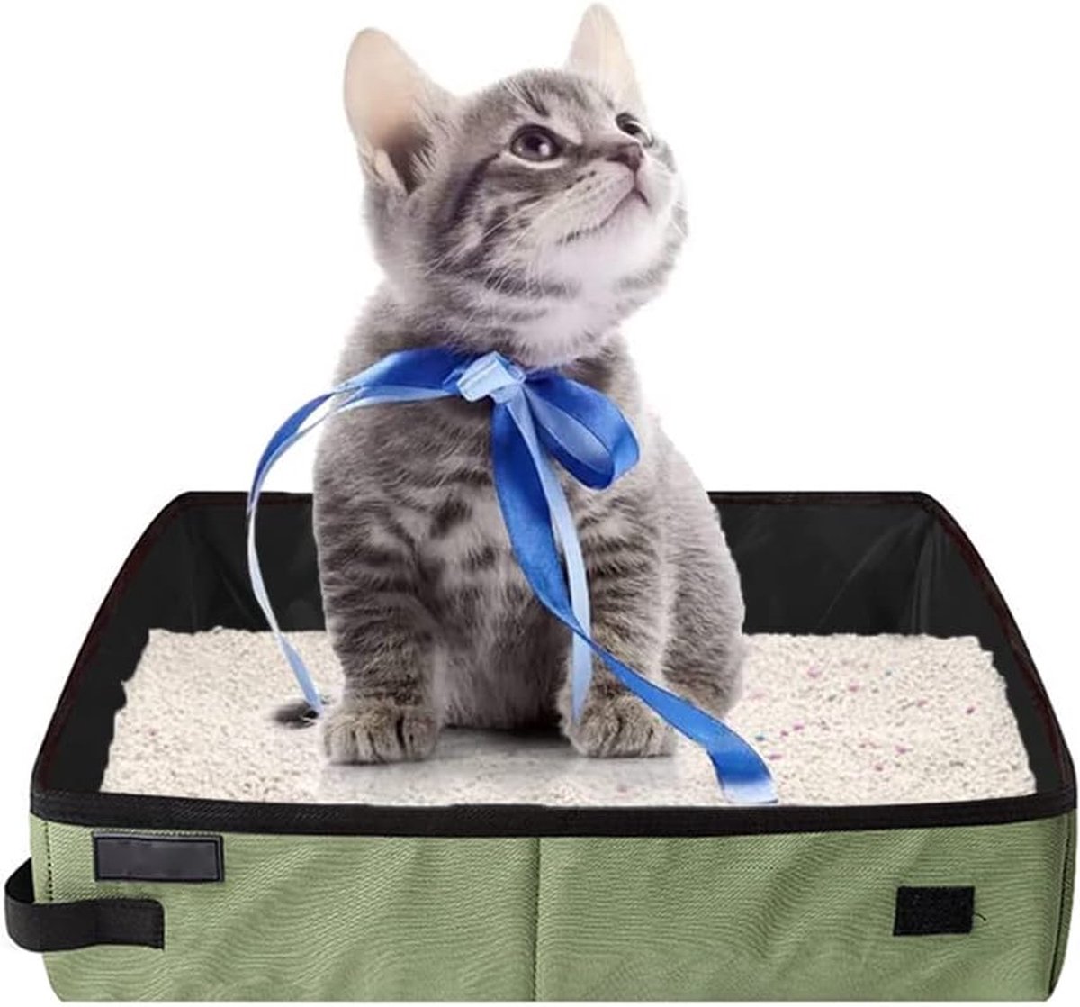 Opvouwbare en Draagbare Kattenbak voor Reizen en Camping – Multifunctionele Toiletoplossing