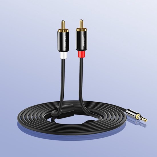 Ugreen - câble - câble audio mini-jack 3,5 mm - 2RCA 3m noir - (10590)