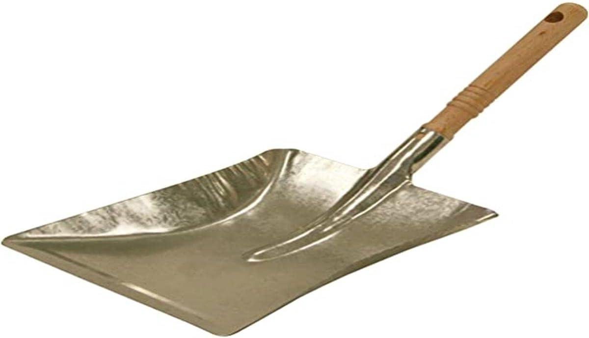 Goedkoopste Stoffer-en-blikset Kamino Flam met houten steel en stalen haardschop - gegalvaniseerd