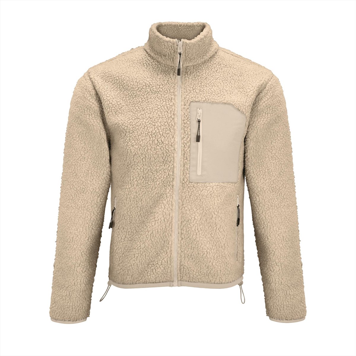 SOL'S Unisex Sherpa Jacket Fury L04042 - Shear Beige/Beige - 3XL