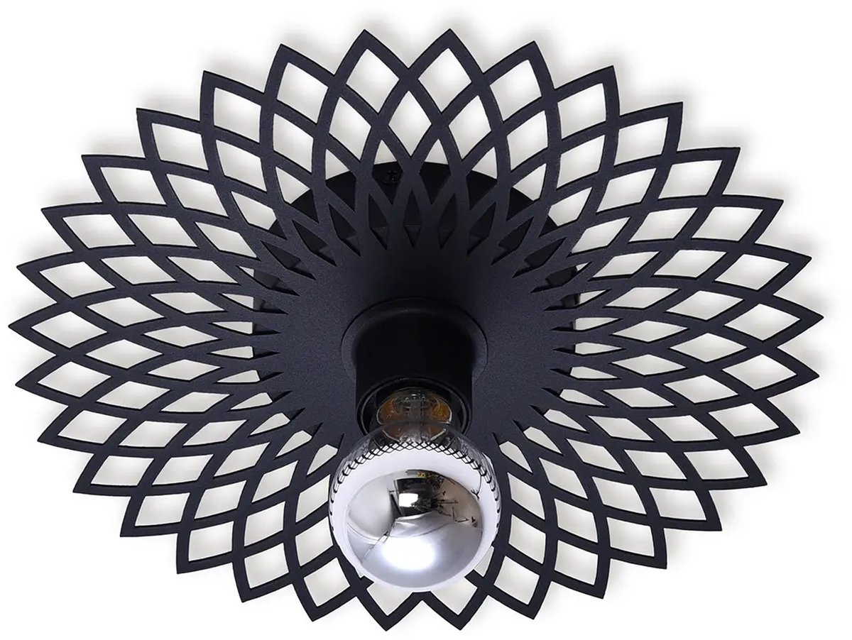 Plafondlamp Ombra Ø 30 cm zwart