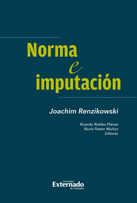 Norma e imputación - cover