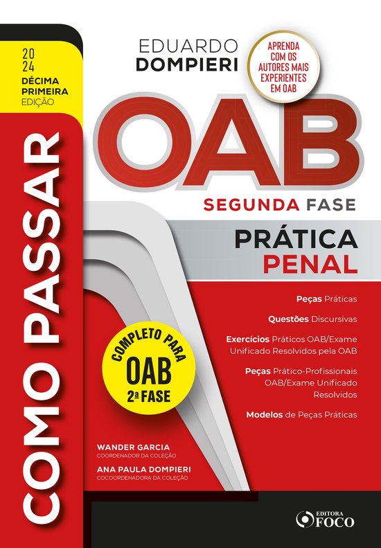 Como passar - Como passar OAB - 2ª Fase: Prática Penal - 1 ... - cover