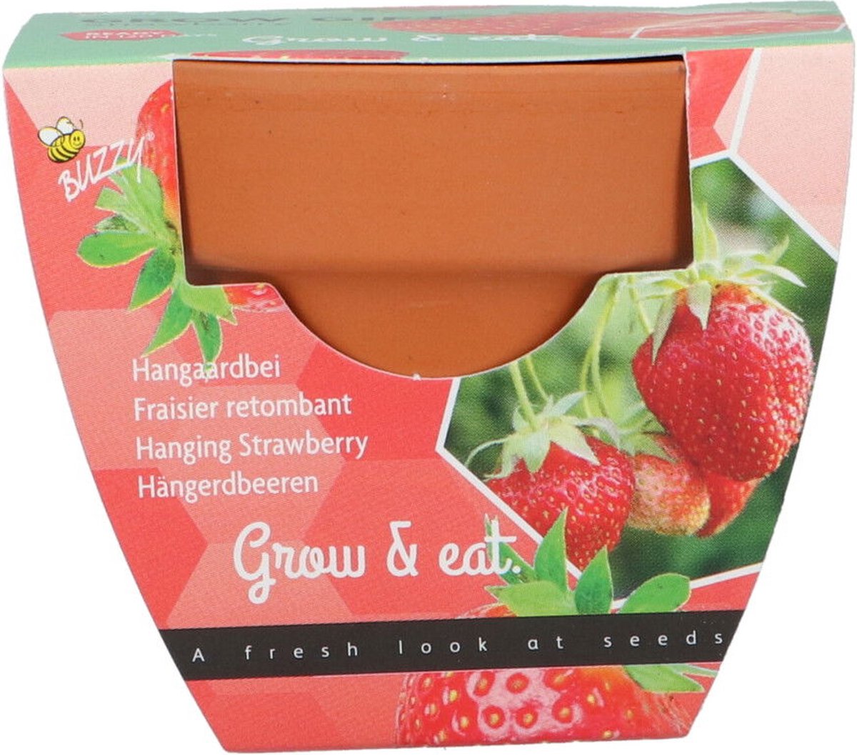 Buzzy - Grow gifts kweekset groeicadeautje aardbei