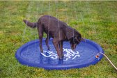 Beeztees Sprinkler Mat Stay Cool - Hondenmat - Blauw - 100x100x5 cm