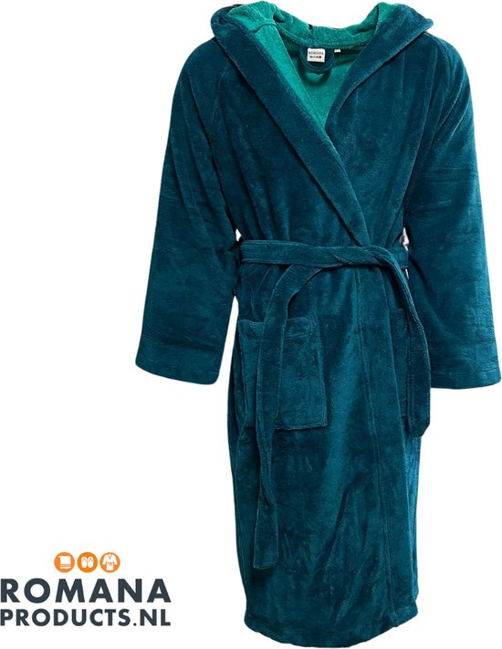 CityComfort Luxe Super Zachte Heren Badjas Heren Badjas, marineblauw, M