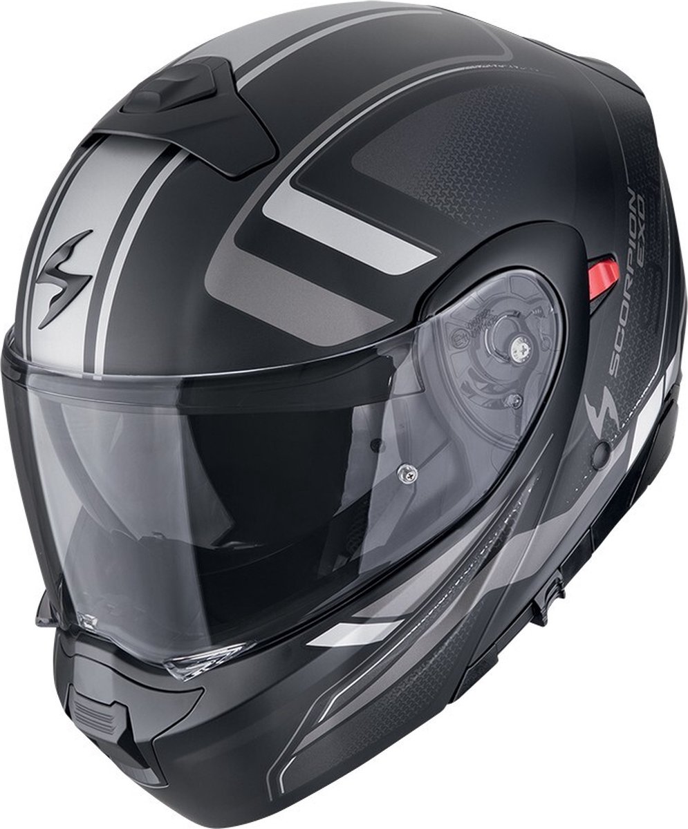 Scorpion Exo-930 Evo Ardens Matt Black-Silver - Maat XXL.