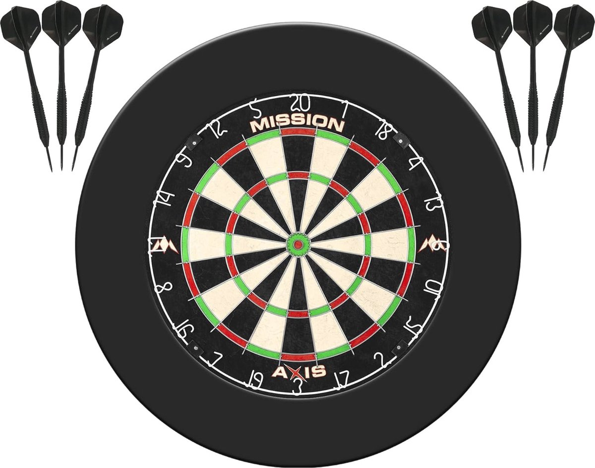 Complete Dartpakket met Dartbord en 2 Dartsets voor Thuis